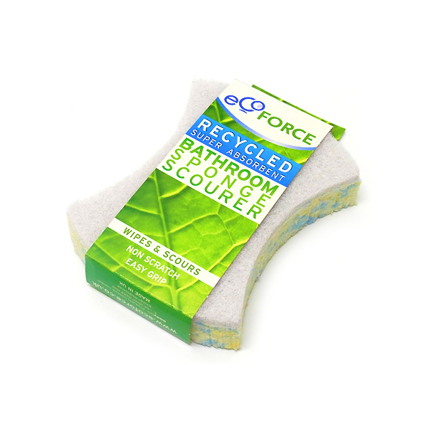 EcoForce Plastic Recycled Super Absorbent Bathroom Sponge Scourer