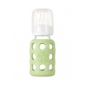 Lifefactory Baby Bottle with Silicone Sleeve 4 oz (120ml)