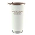 Stainless Steel Double Wall Heat Insulated Cup - White
