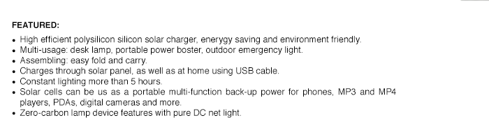 Zero Carbon Solar Powered Desktop Lamp Cum Power Bank